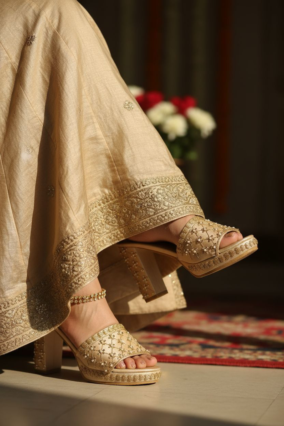 Mrinal Platform block- Gold