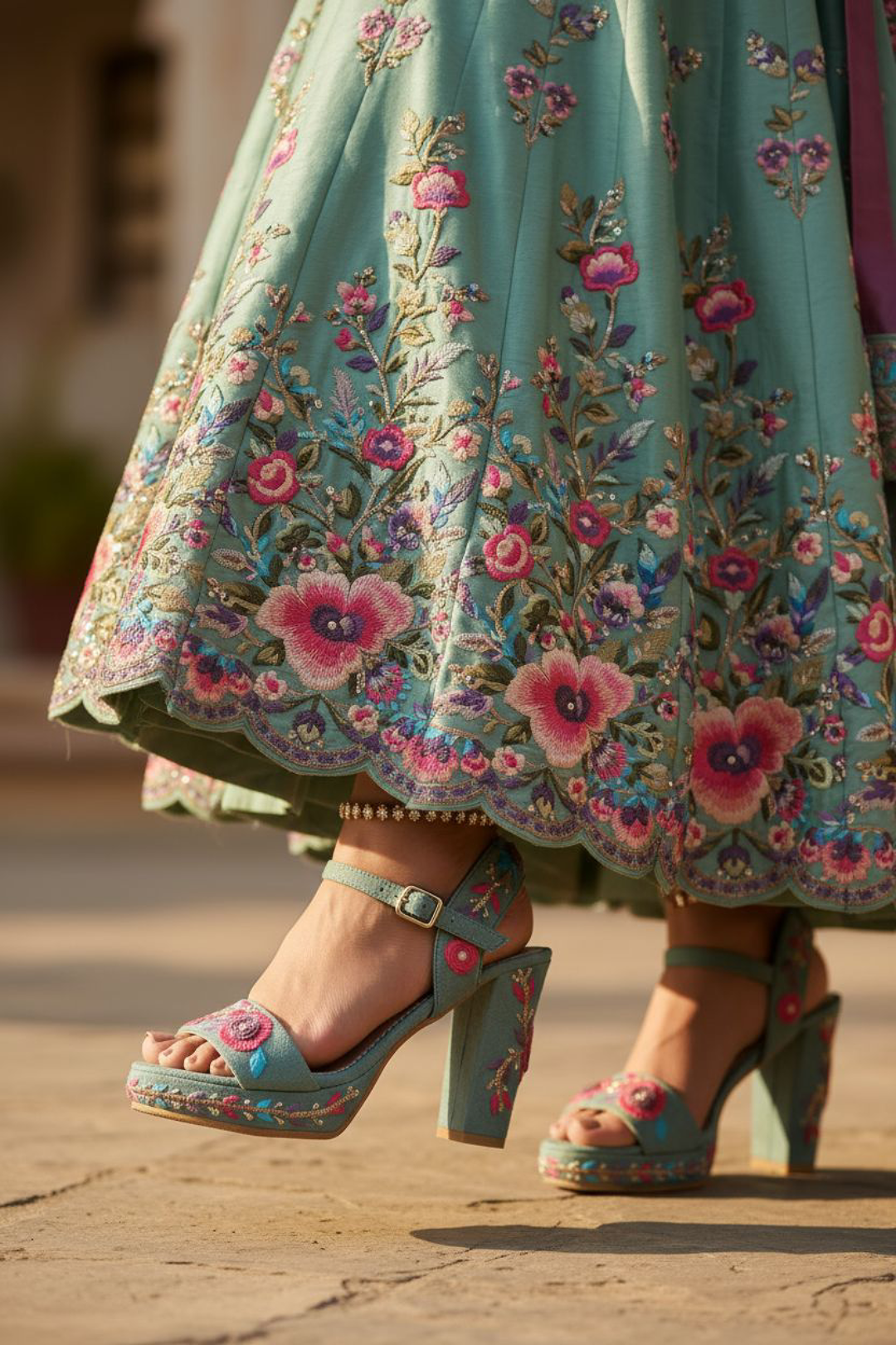 Falghun - Mint green