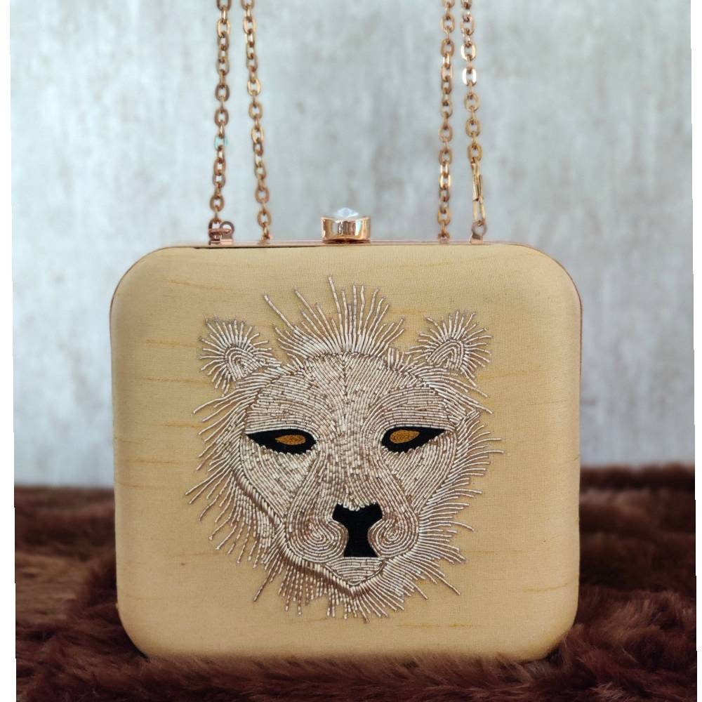 yellow Evening Clutch Handbag , Party Purse Indian Zardozi Clutch Sling, Wedding Bridal Bag, Embellished  Evening Clutch, Gift