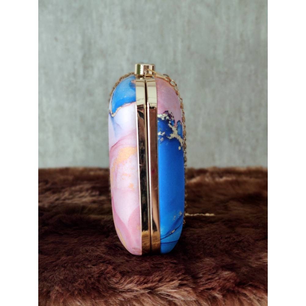 Marble Printed Square shape Clutch handbags | Evening clutches | Gift for girlfriend| Gift for sister | Gift for her