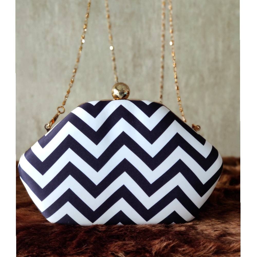 White Printed  Metal evening Clutch handbags | Evening clutches | Indian art bags | Gift for girlfriend| Gift for sister | Birthday gift